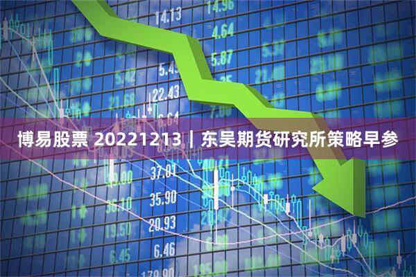博易股票 20221213｜东吴期货研究所策略早参
